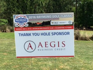CECO hole sponsor sign